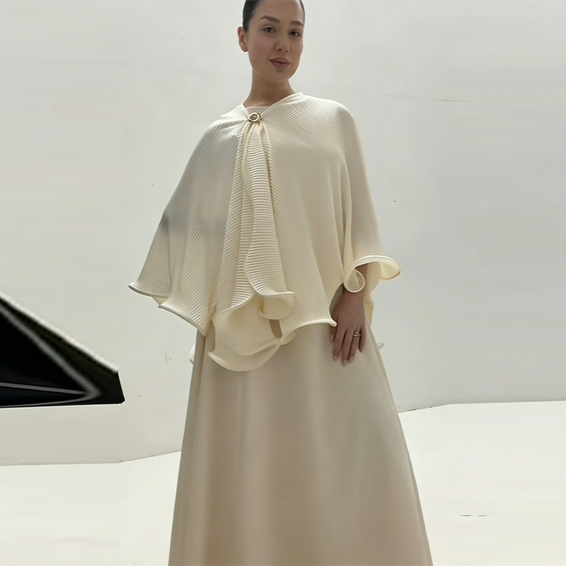 Formal Women'S Wear - Conjunto de Vestido y Chal Romántico