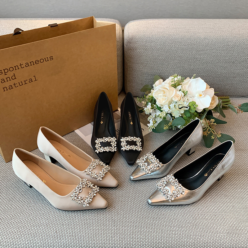 Women Formal Wear Heels - Zapatos de Tacón Alto con Punta