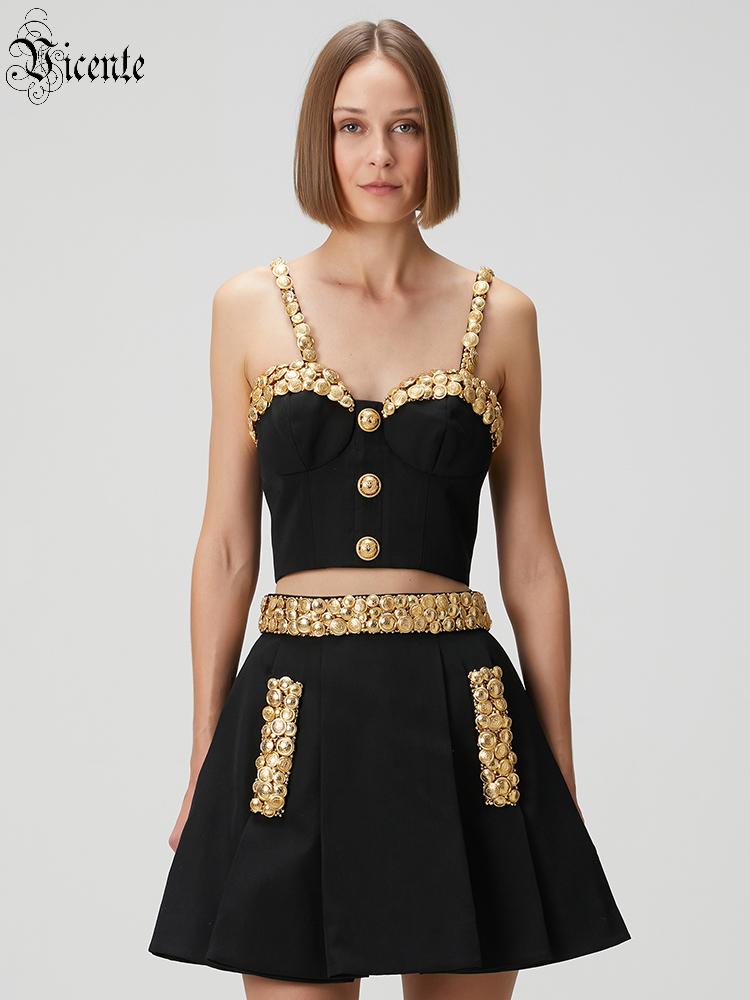 Formal Women'S Wear - VC Conjunto de vestido negro de