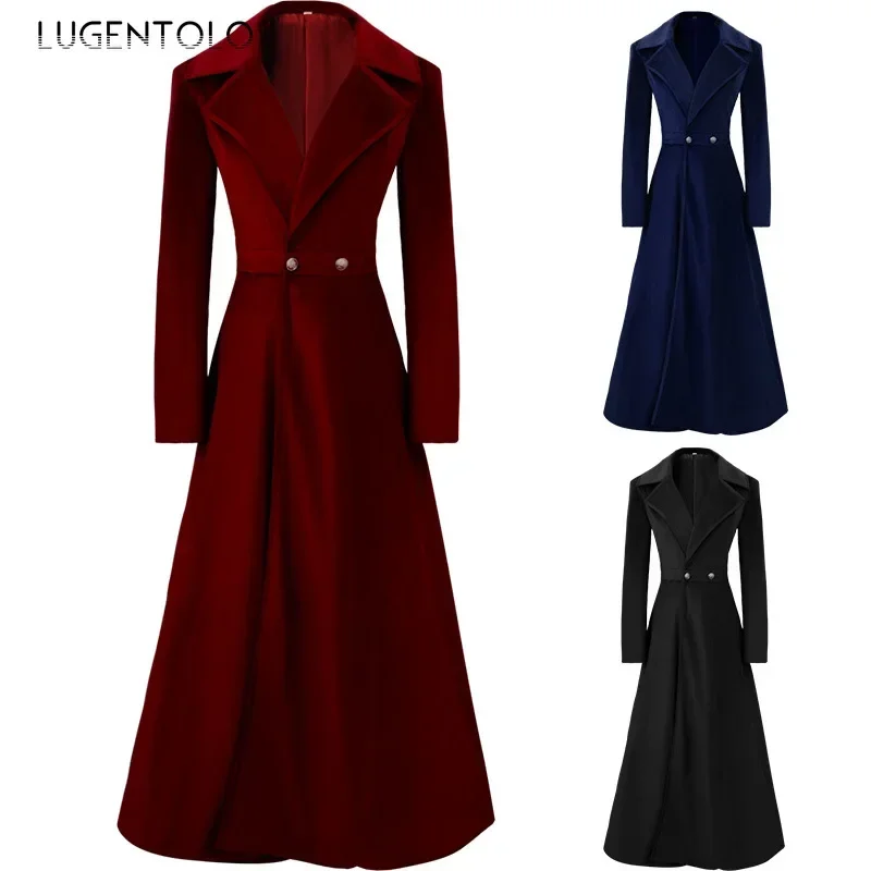 Trench Coat Formal - Gabardina elegante para mujer, Otoño Invierno,