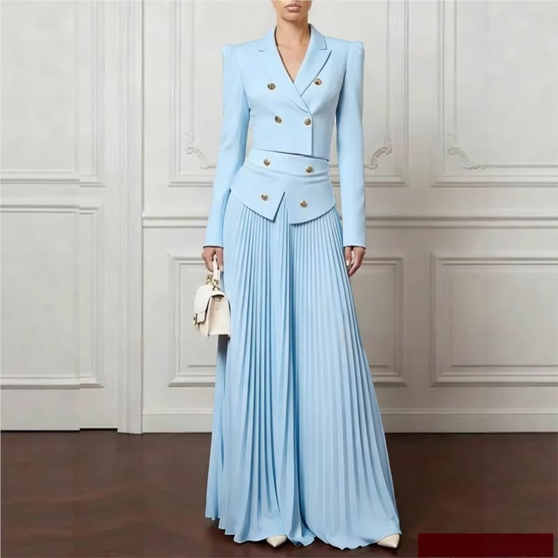Formal Women'S Wear - Conjunto Elegante de 2 Piezas para