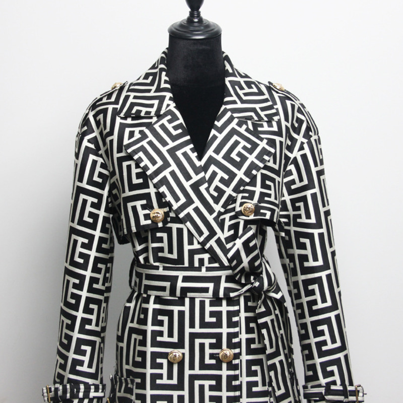 HKSH primavera otoño nueva gab - Trench Coat Formal reseña y precio