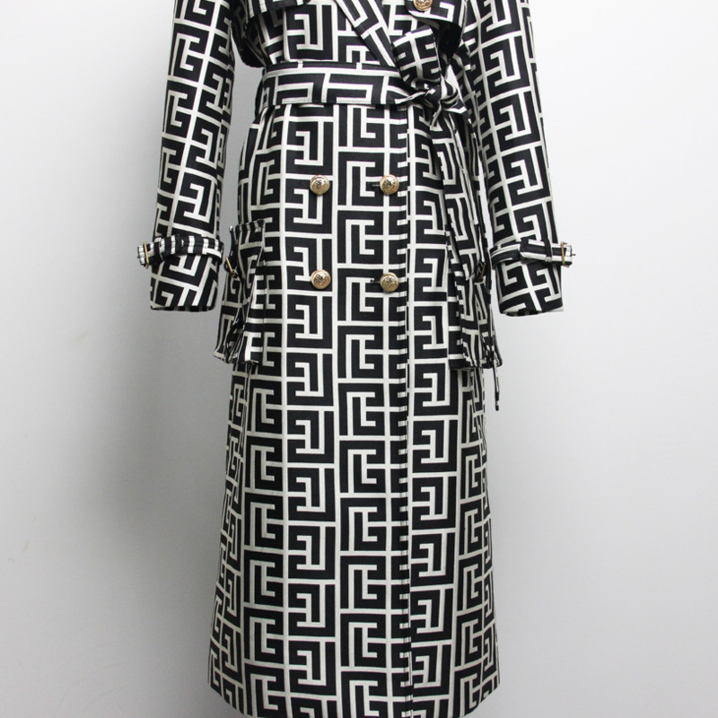 HKSH primavera otoño nueva gab - Trench Coat Formal reseña y precio