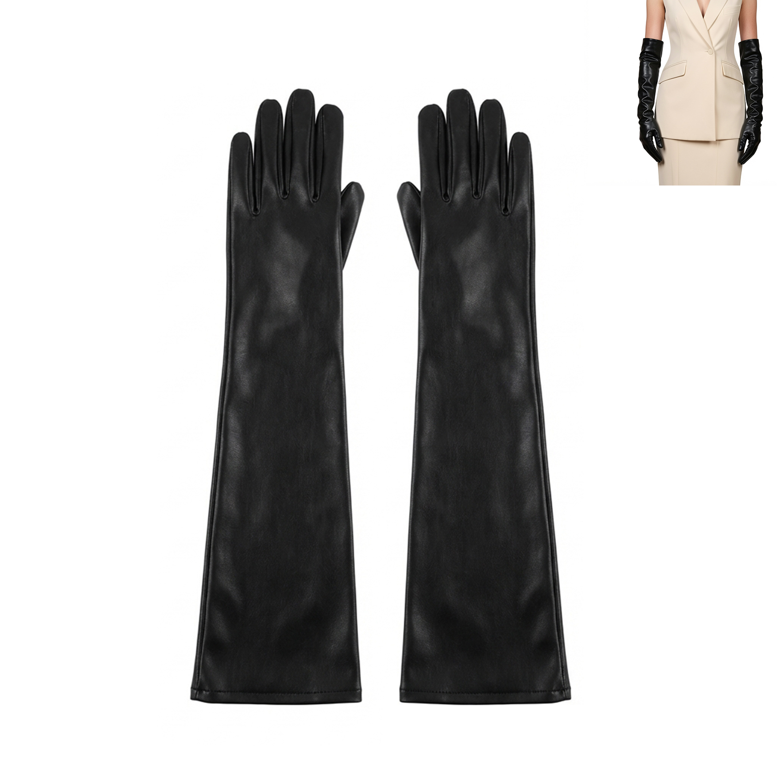 Guantes largos sin dedos para  - Women'S Formal Wear Accessories reseña y precio