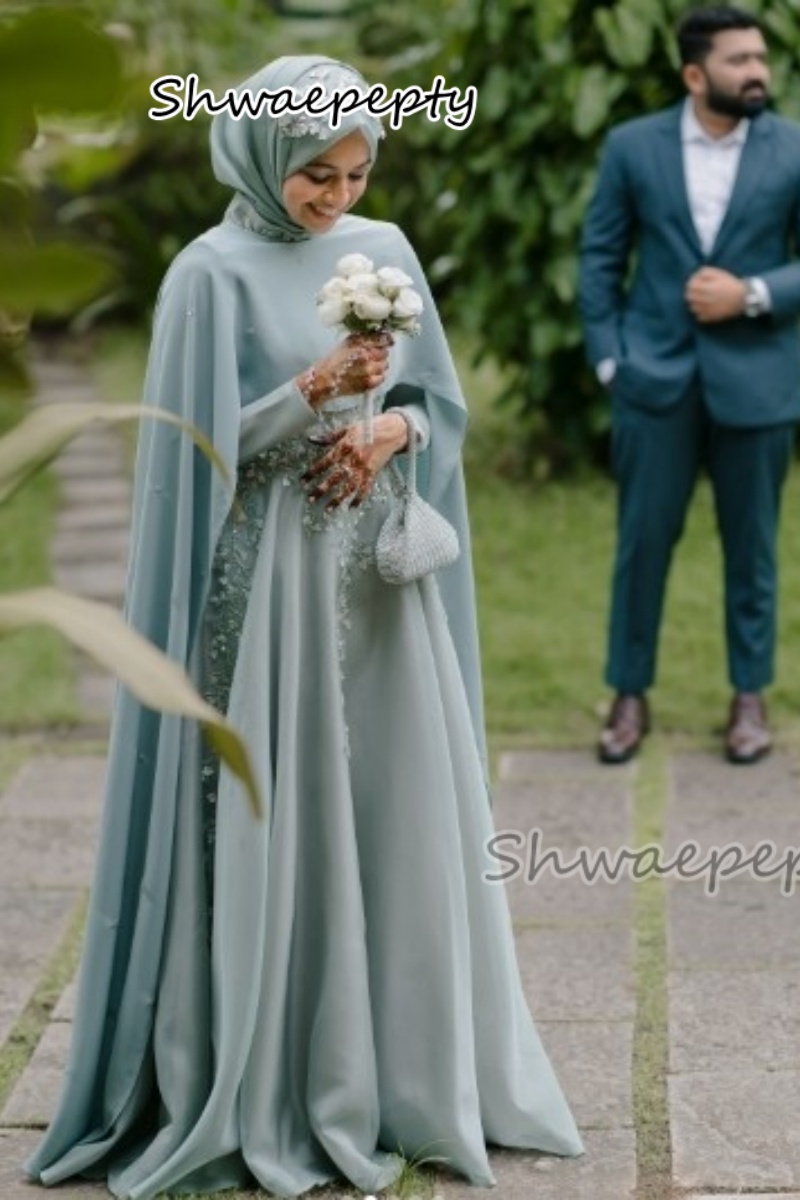 Vestido de noche musulmán eleg - Women Formal Wear Hijab reseña y precio