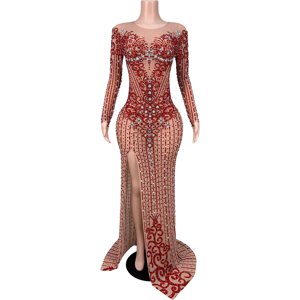 Vestido de Noche Sexy con Cris - Women Formal Wear Photoshoot reseña y precio