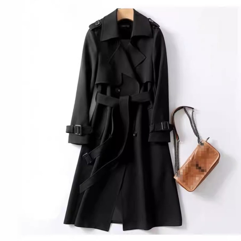Gabardina de mujer con solapa  - Trench Coat Formal reseña y precio