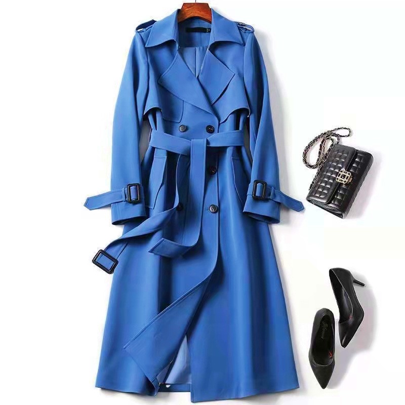 Gabardina de mujer con solapa  - Trench Coat Formal reseña y precio