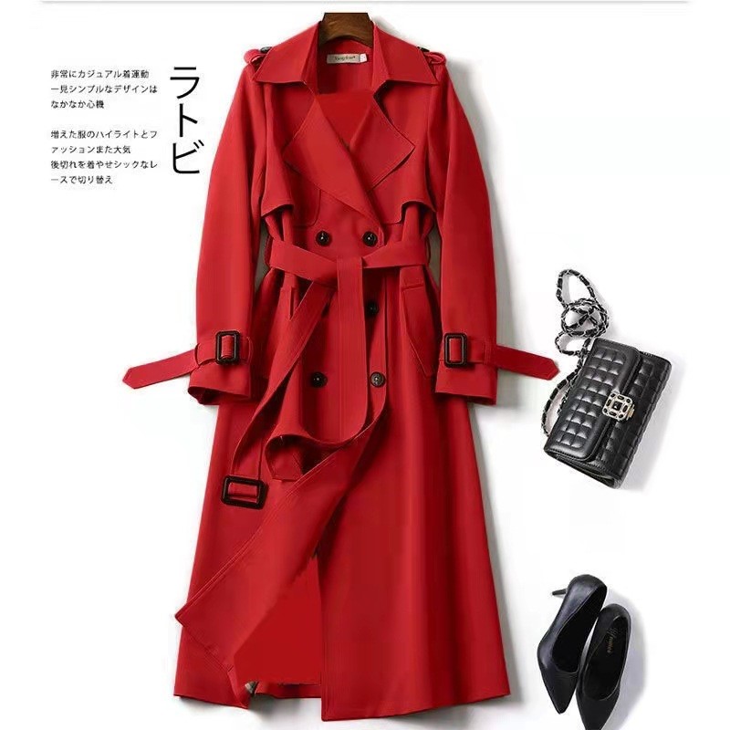 Gabardina de mujer con solapa  - Trench Coat Formal reseña y precio