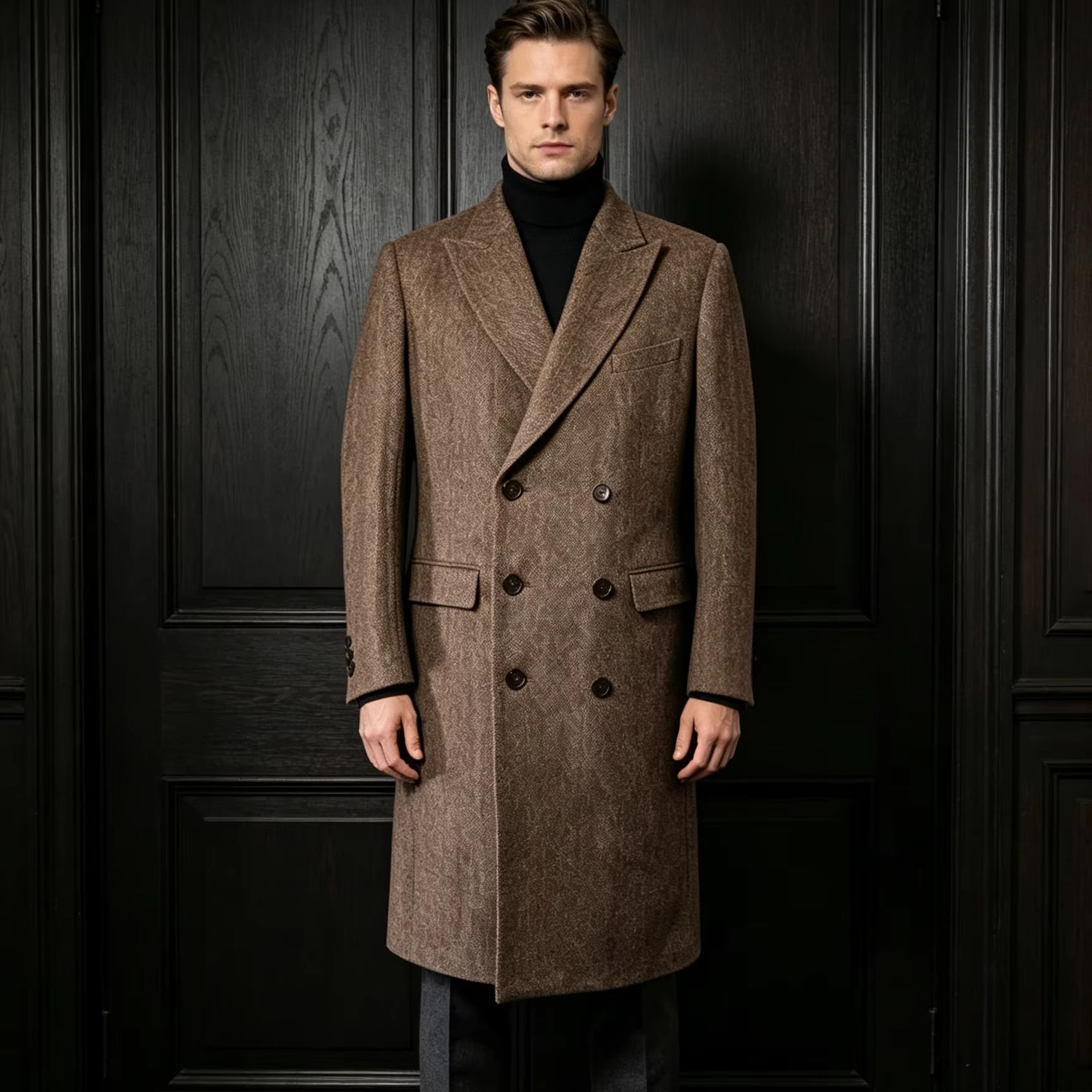 Abrigo Largo de Lana 100% Pura - Trench Coat Formal reseña y precio