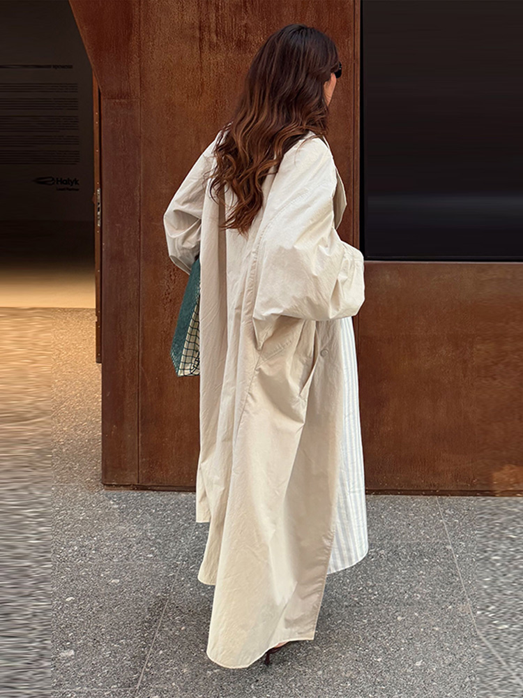 Gabardina de Mujer con Cuello  - Trench Coat Formal reseña y precio