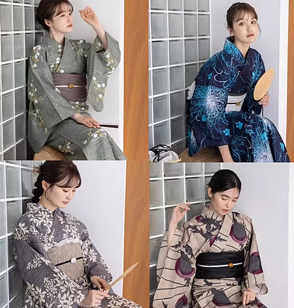 Kimono japonés / Yukata para m - Women Formal Wear Photoshoot reseña y precio