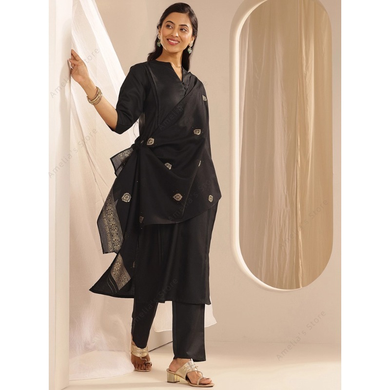 Conjunto de 3 Piezas de Kurta, - Women Formal Wear Indian reseña y precio