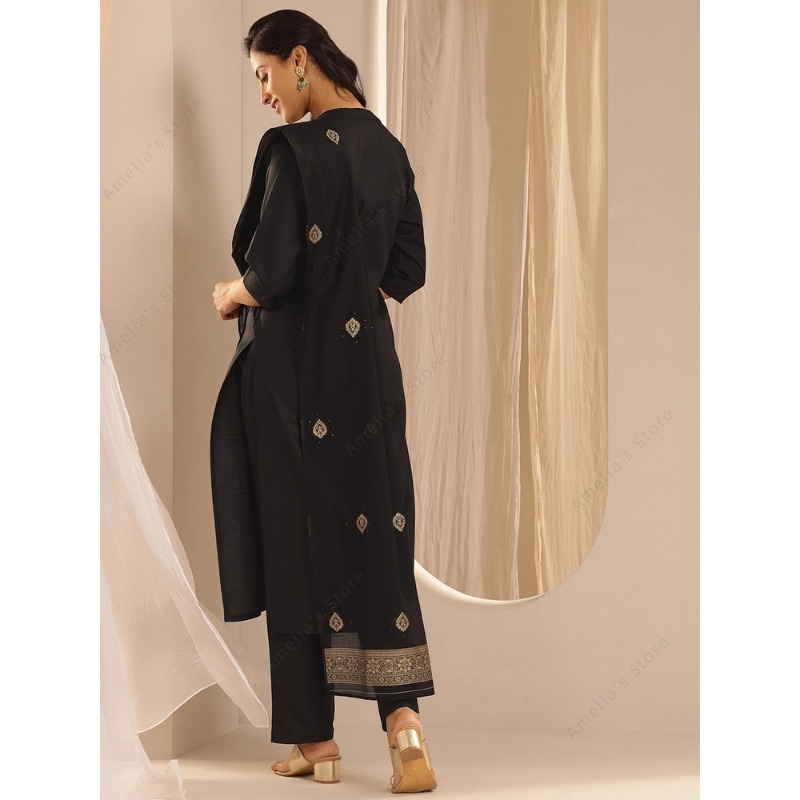 Conjunto de 3 Piezas de Kurta, - Women Formal Wear Indian reseña y precio