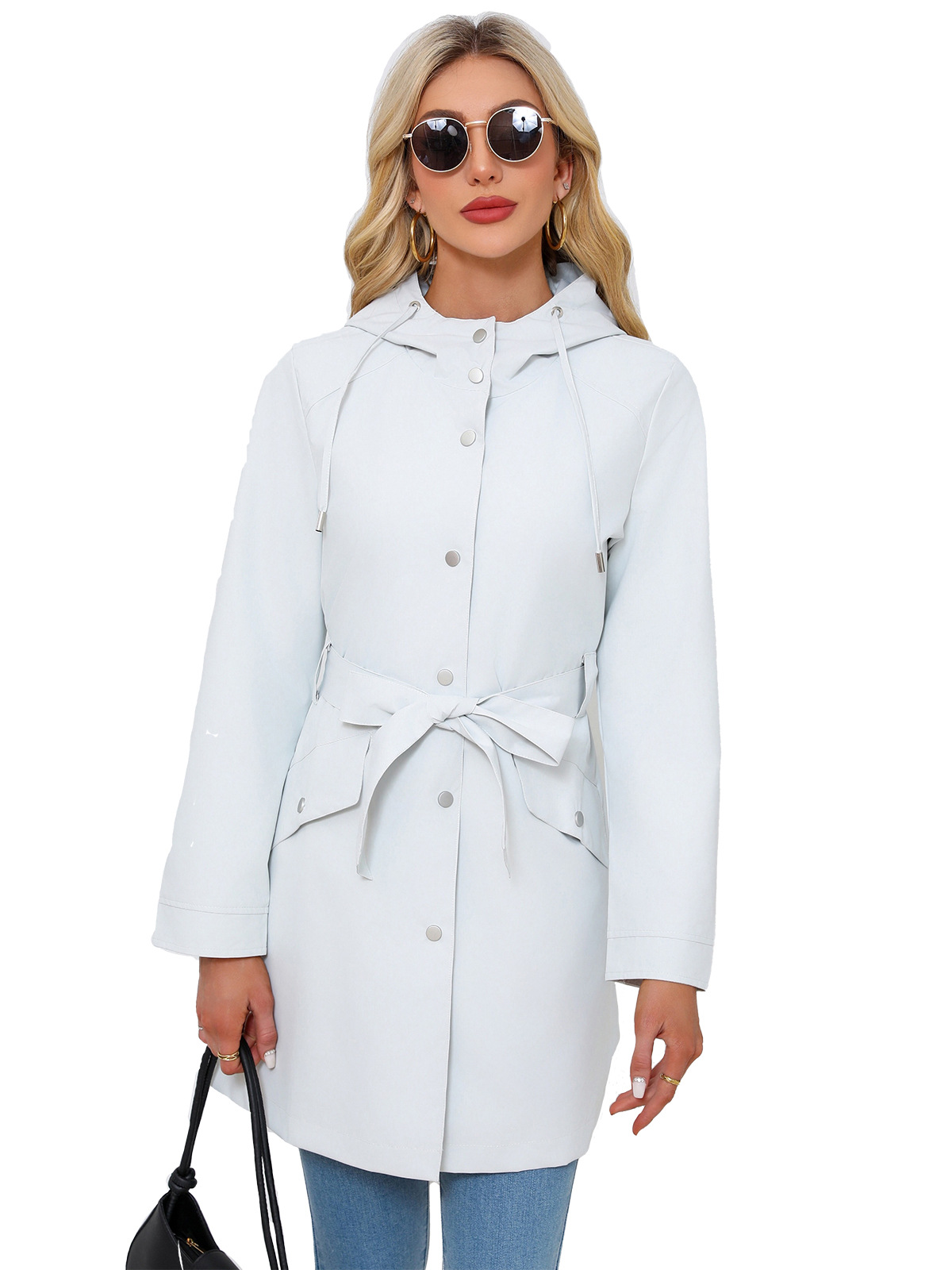 Primavera otoño nueva chaqueta - Trench Coat Formal reseña y precio