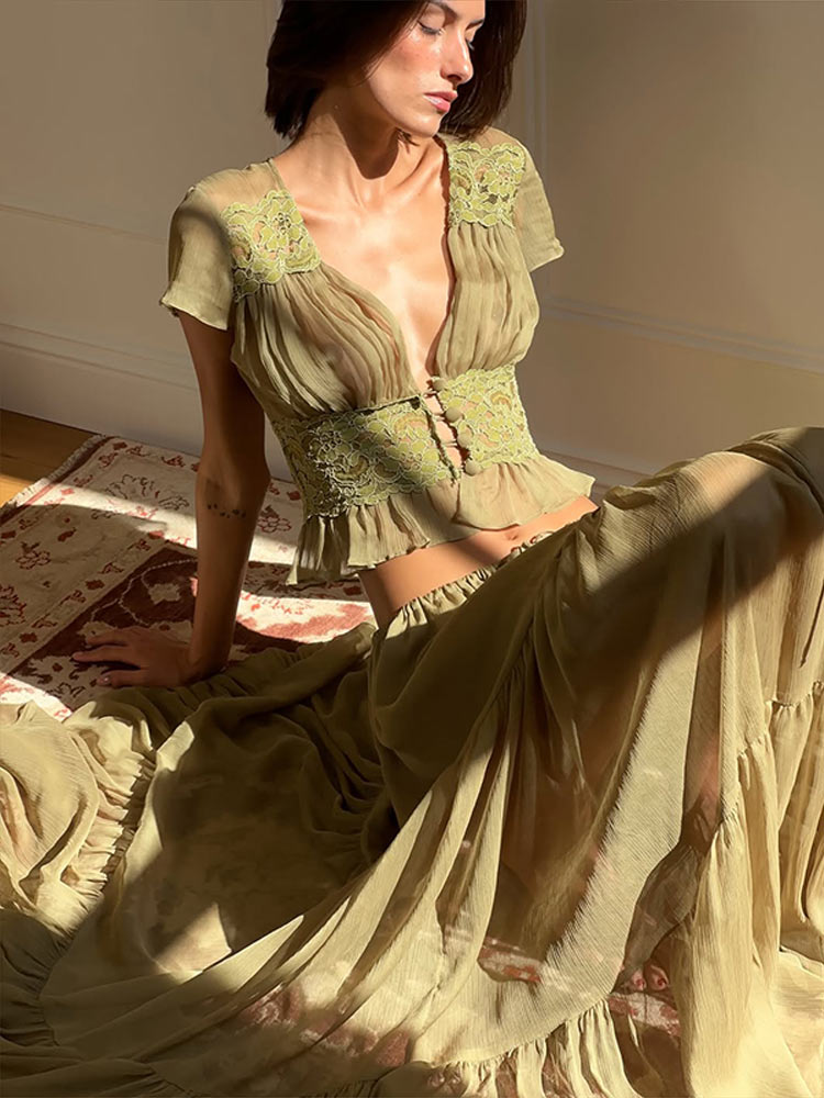 Elegante Conjunto de Falda y C - Women Formal Wear For Summer reseña y precio