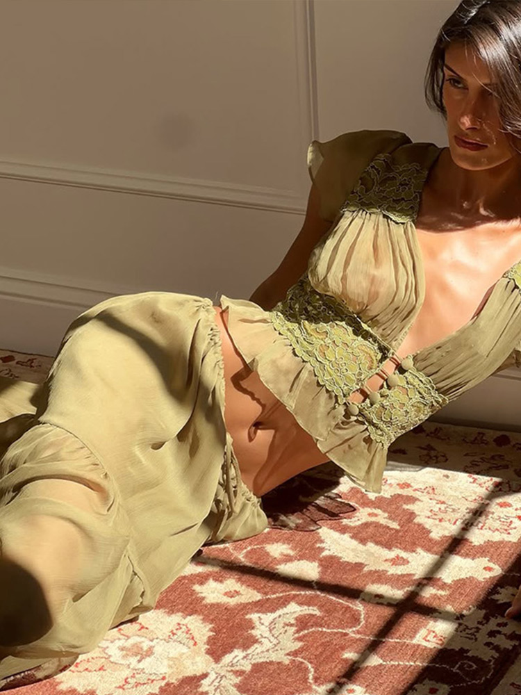 Elegante Conjunto de Falda y C - Women Formal Wear For Summer reseña y precio